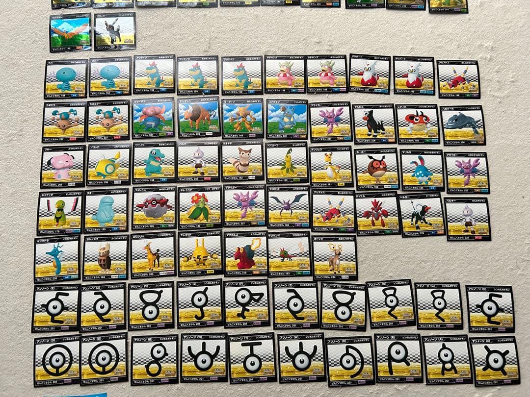 ポケモン全国図鑑pro まとめ売り　シール