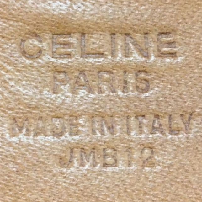 JP20 セリーヌ 極美品 マカダム ボストンバッグ トリオンフ ゴールド金具