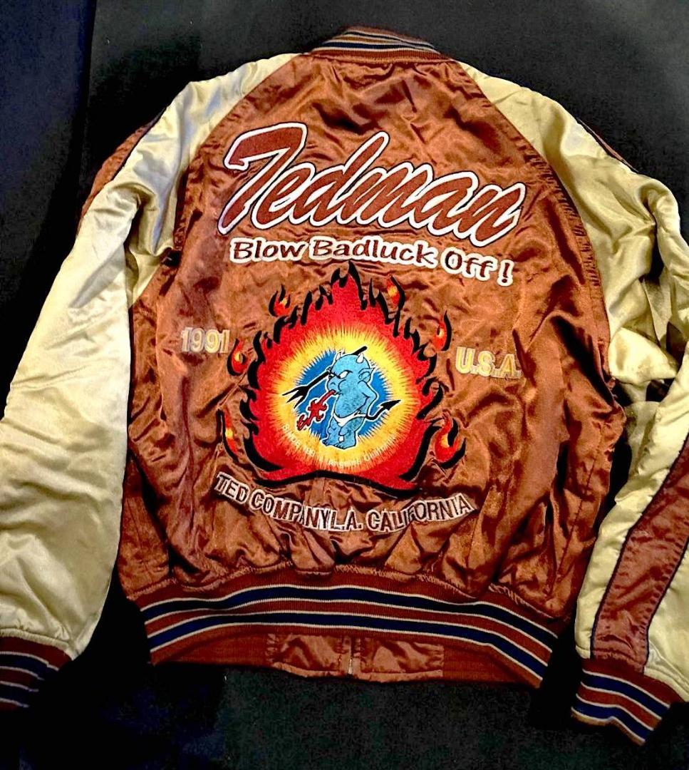 テッドマン 廃盤 スカジャン ラッキーデビル リバーシブル