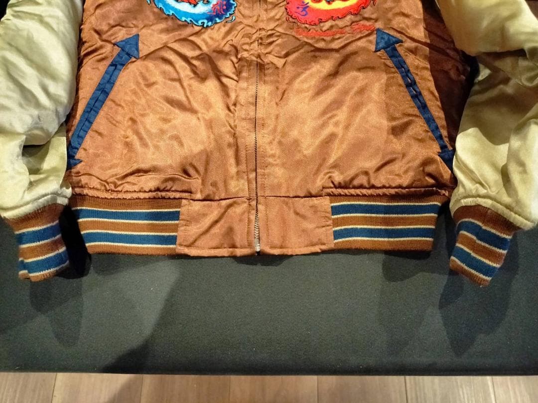 テッドマン 廃盤 スカジャン ラッキーデビル リバーシブル