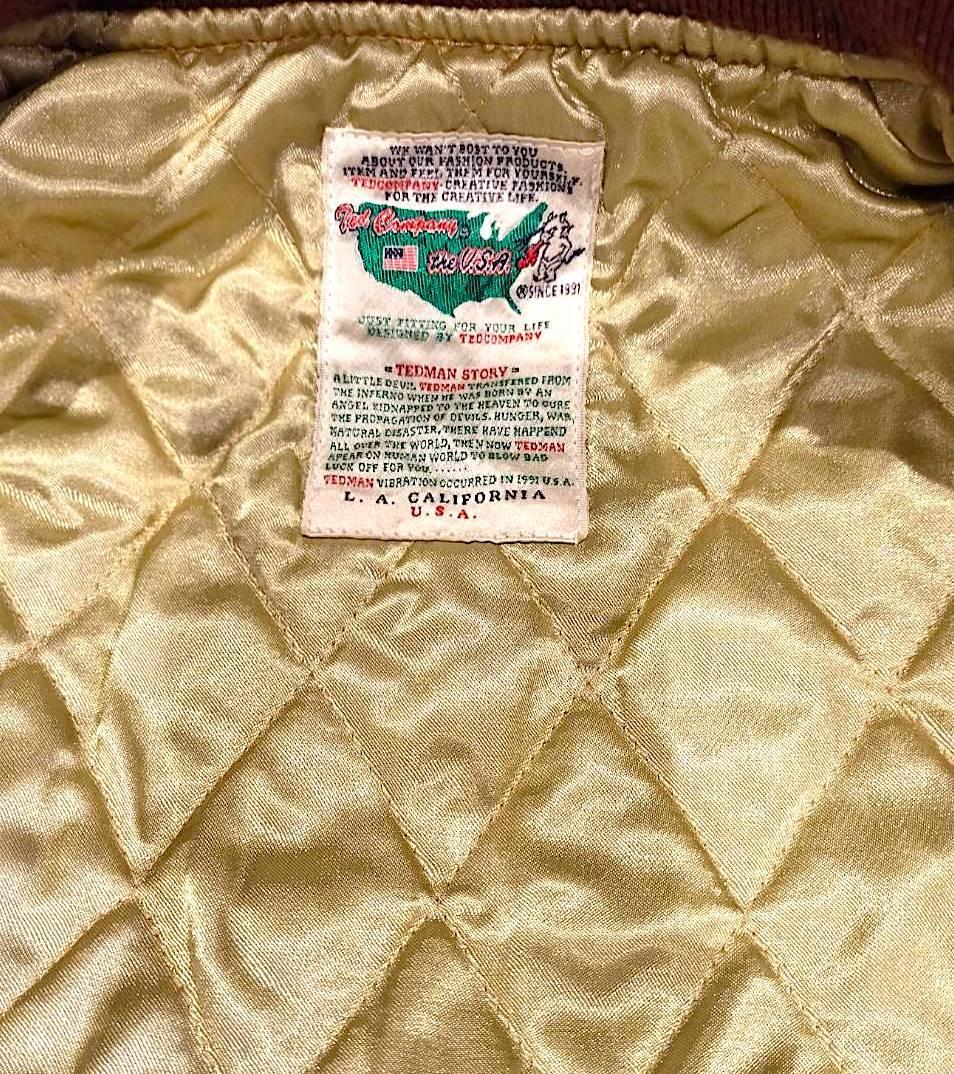 テッドマン 廃盤 スカジャン ラッキーデビル リバーシブル