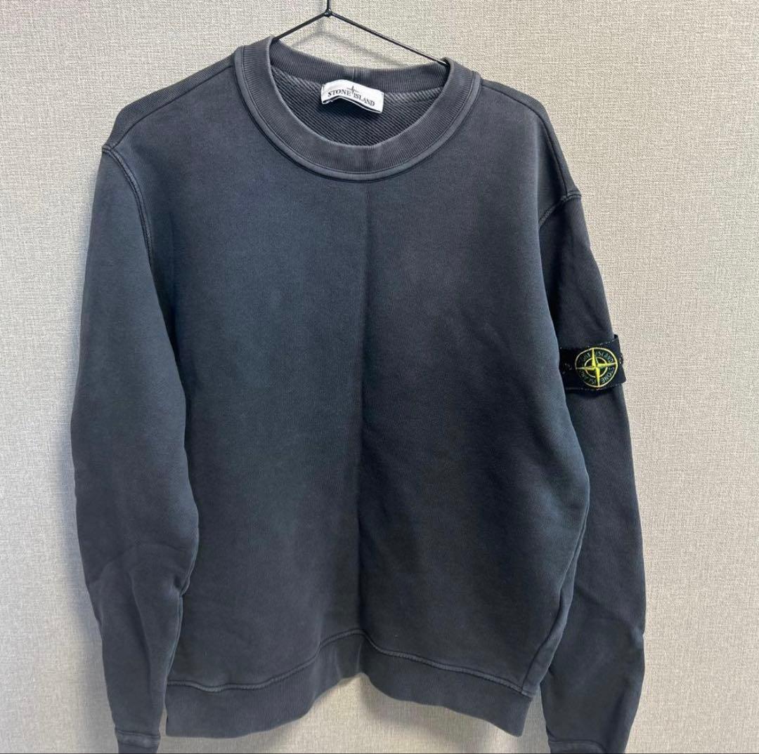 正規品✨STONE  ブラッククルーネック スウェット