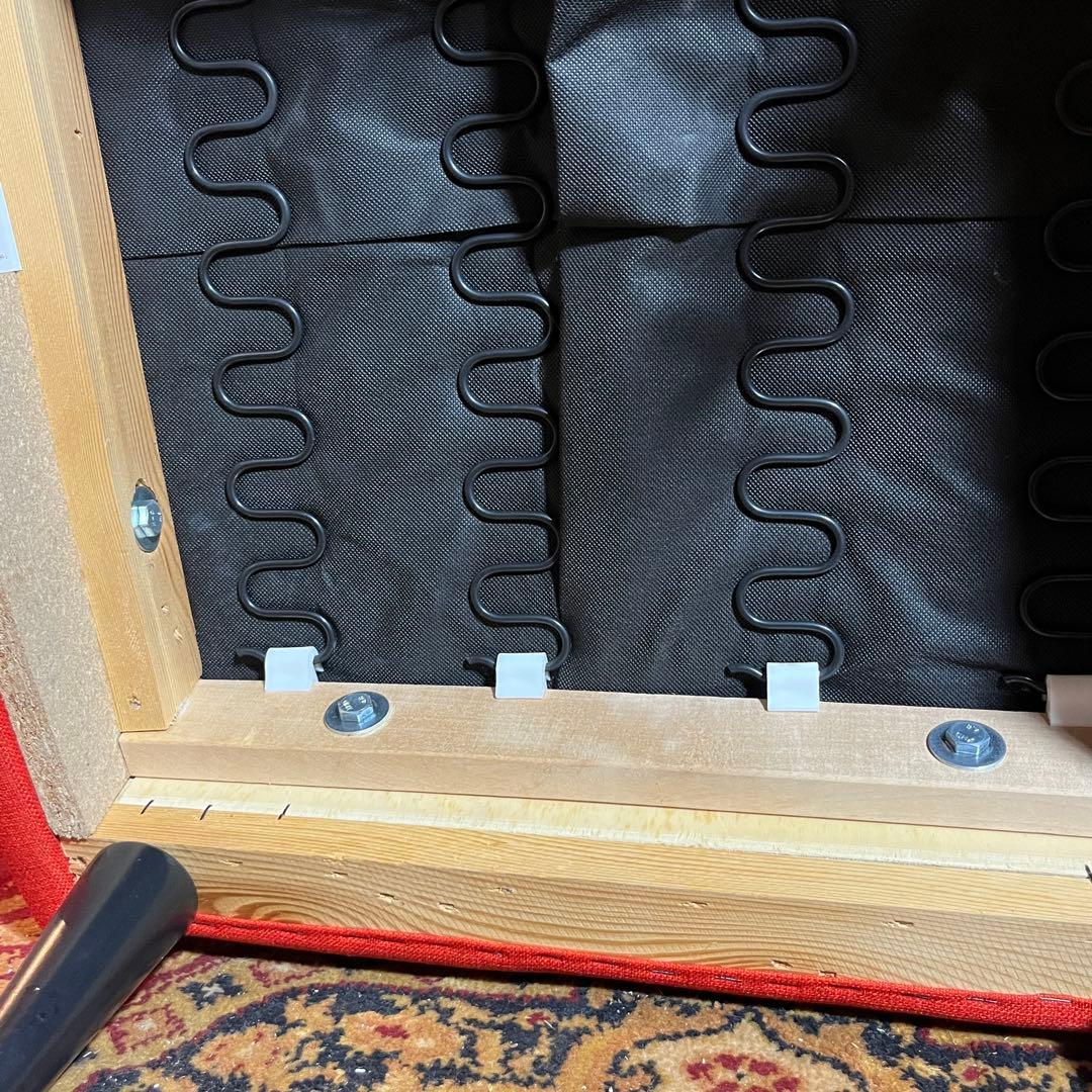 IKEA ストランモン 一人掛けソファ＆オットマンセット（オレンジ）