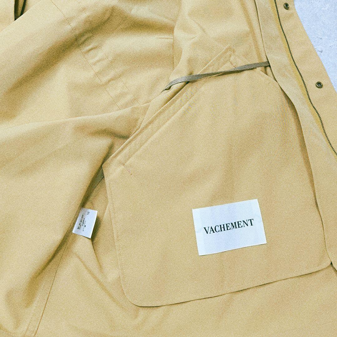 極美品 VACHEMENT リサイクルタフタ モッズコート ショートコート