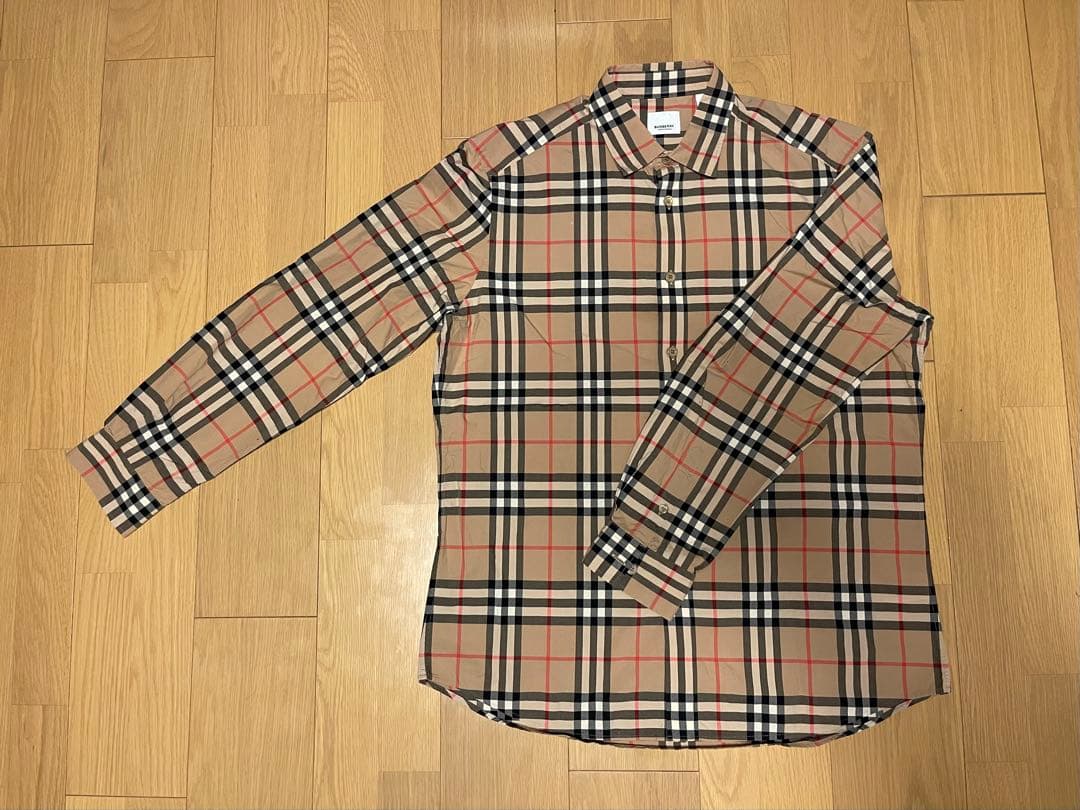 超美品⭕️BURBERRY チェック柄 長袖シャツ Lサイズ