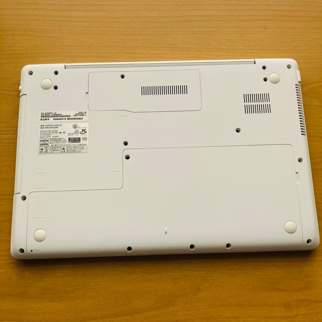 【初期化済・動作確認済】富士通 LIFEBOOK AH50/C2 ノートPC