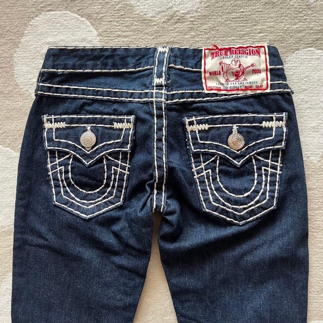TRUE RELIGION JOEY SUPER T フレア 極太ステッチＷ24