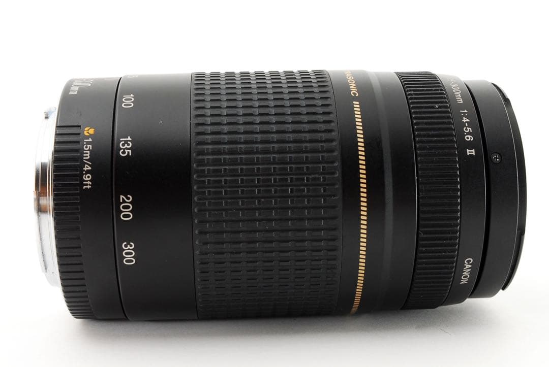 人気の望遠レンズ /フード付き/キヤノン/Canon EF75-300㎜
