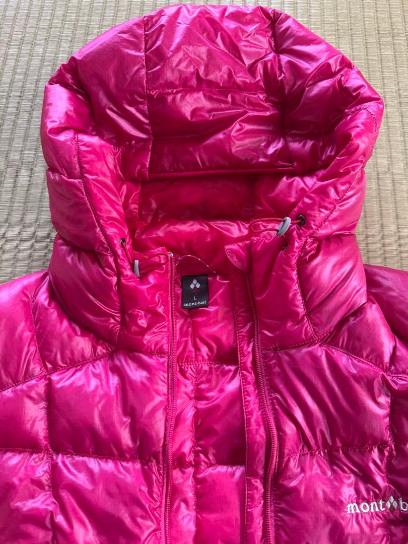 mont-bell フード付きダウンジャケット L ピンク