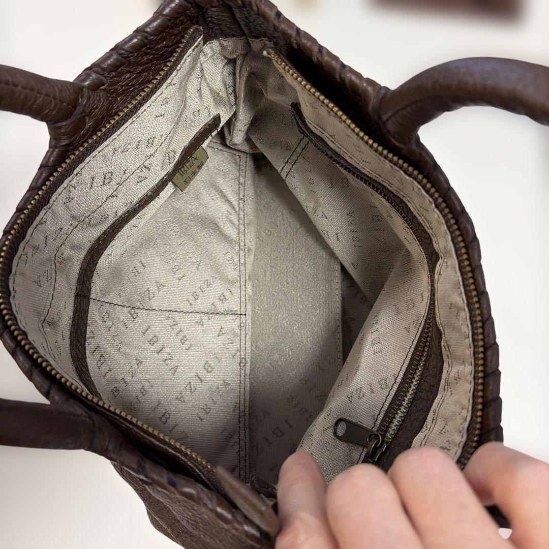 「ダルさん専用〜ʕ•ᴥ•ʔ」IBIZA　美品！希少ペッカリー　ハンドバッグ　ポー