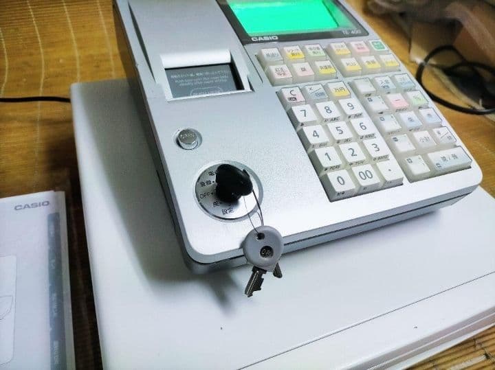 カシオレジスター　TE-400　フル設定無料　PC連携売上管理　925222