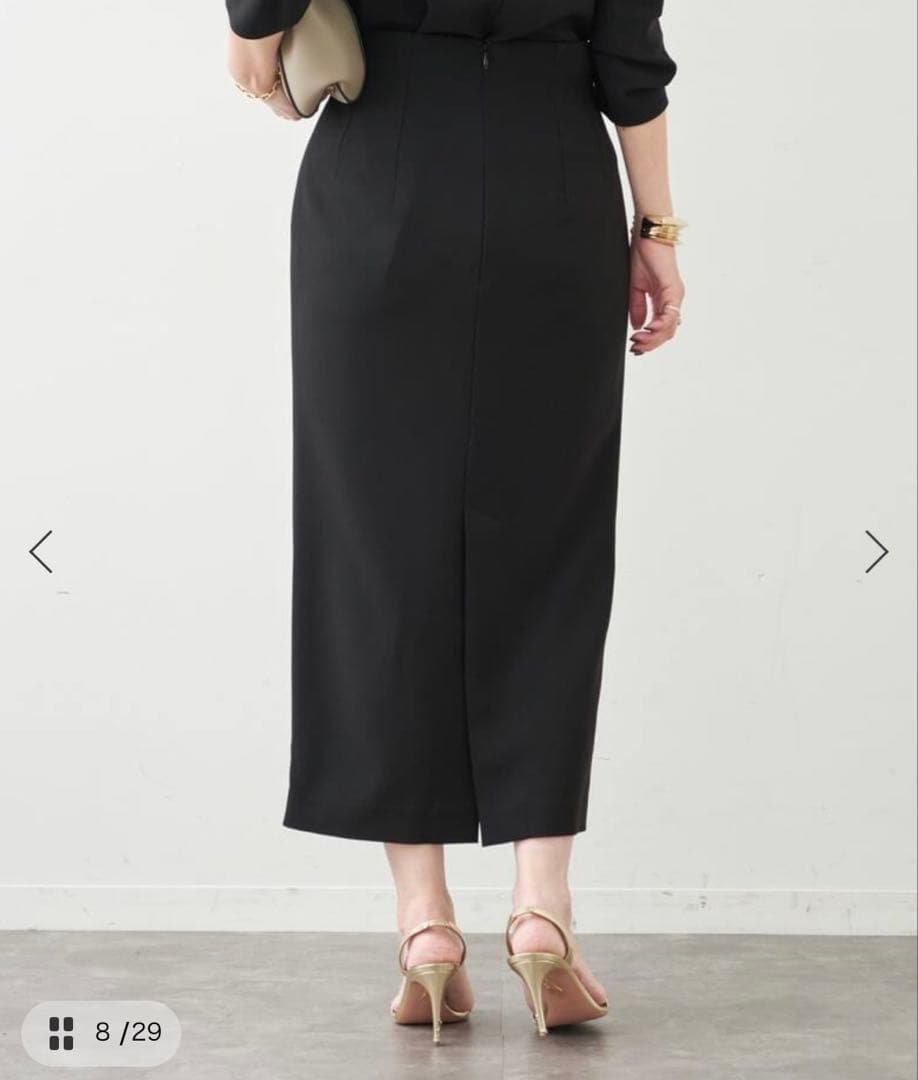 完売 Deuxieme Classe ジョーゼットハイウエストスカート