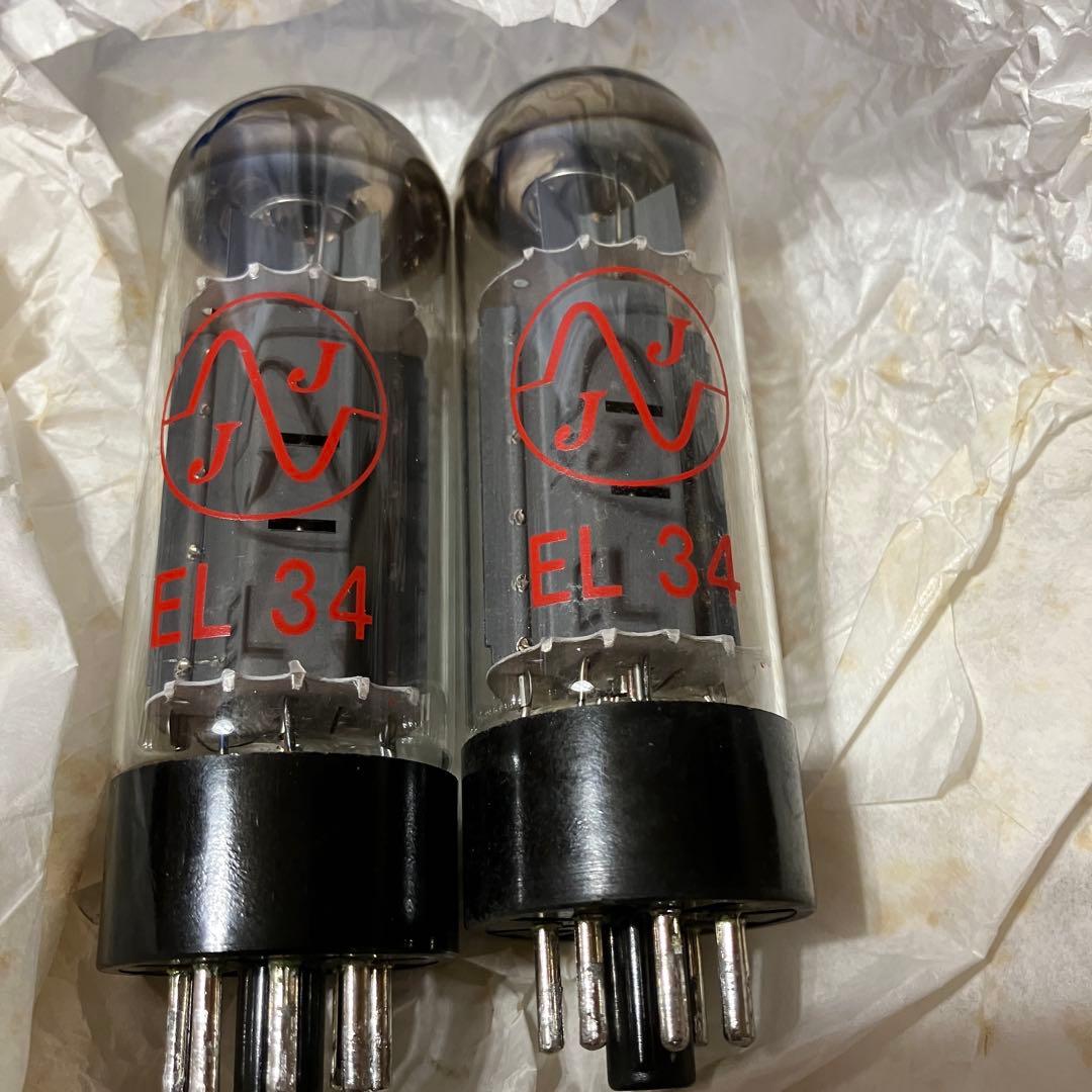 JJ EL34 真空管 マッチドペア×2セット 計4本