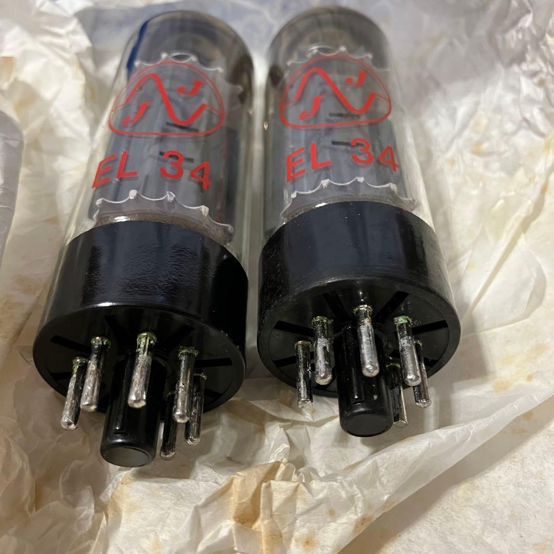 JJ EL34 真空管 マッチドペア×2セット 計4本
