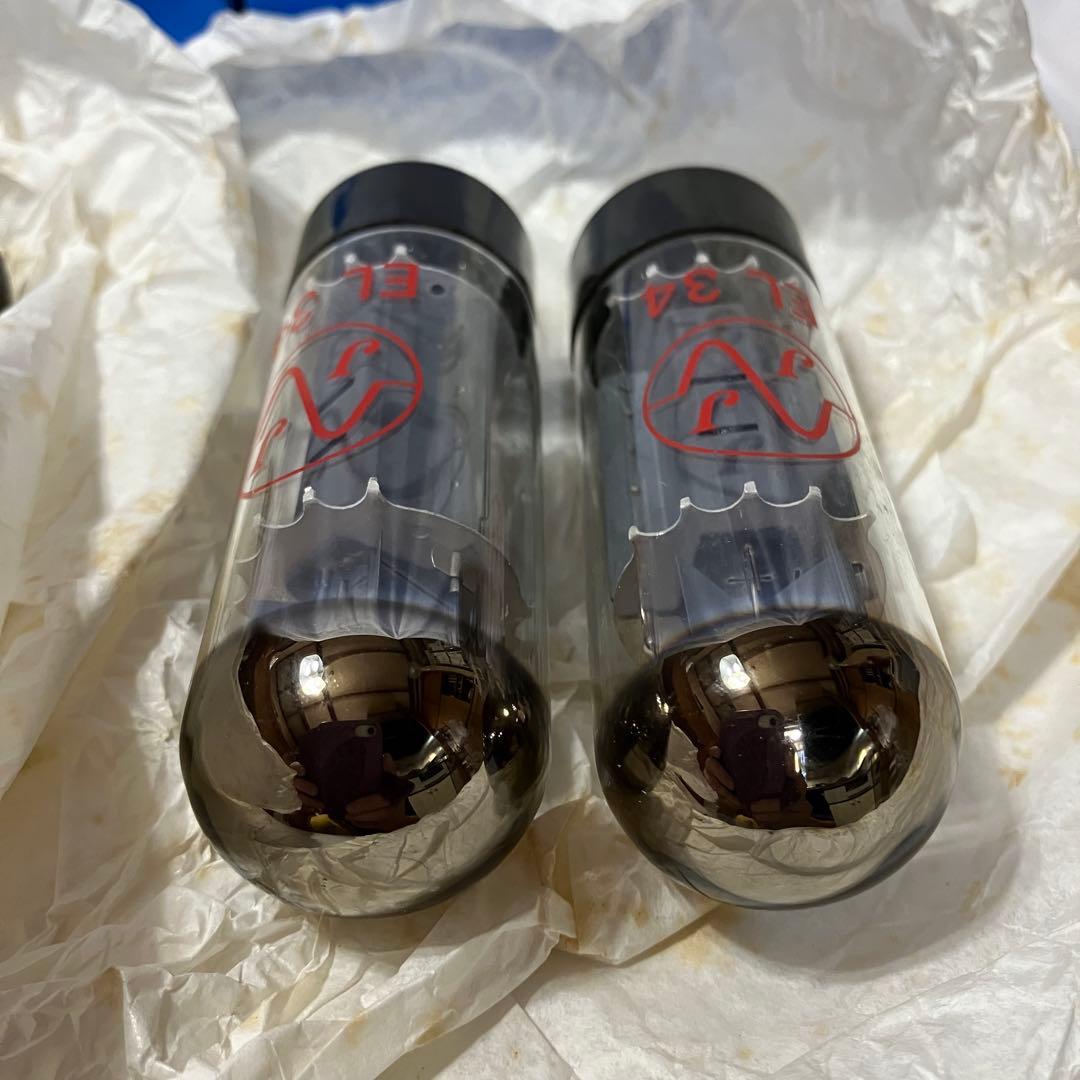 JJ EL34 真空管 マッチドペア×2セット 計4本