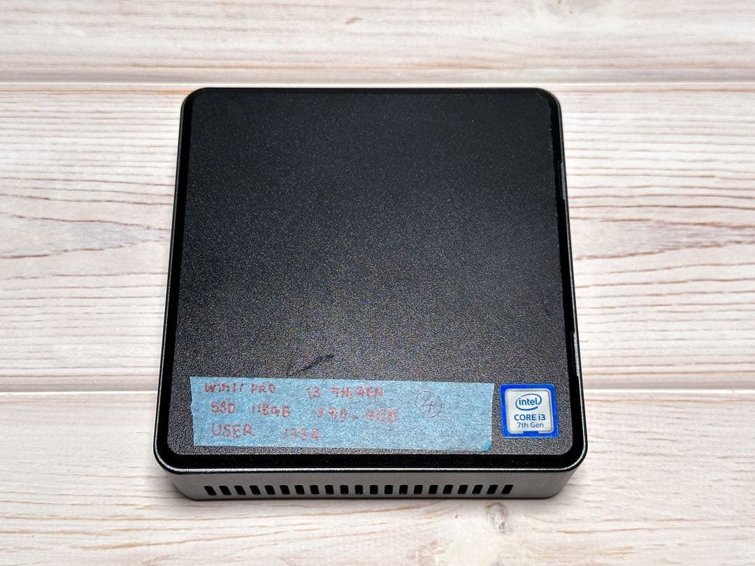 ④Intel NUC7i3DNK ミニPC 第7世代i3 Windows11