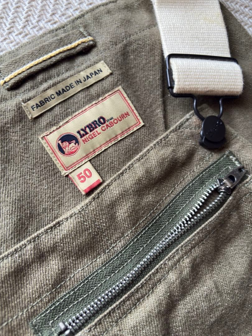 ナイジェルケーボン Lybro オーバーオール 50 岡山グリーンデニム