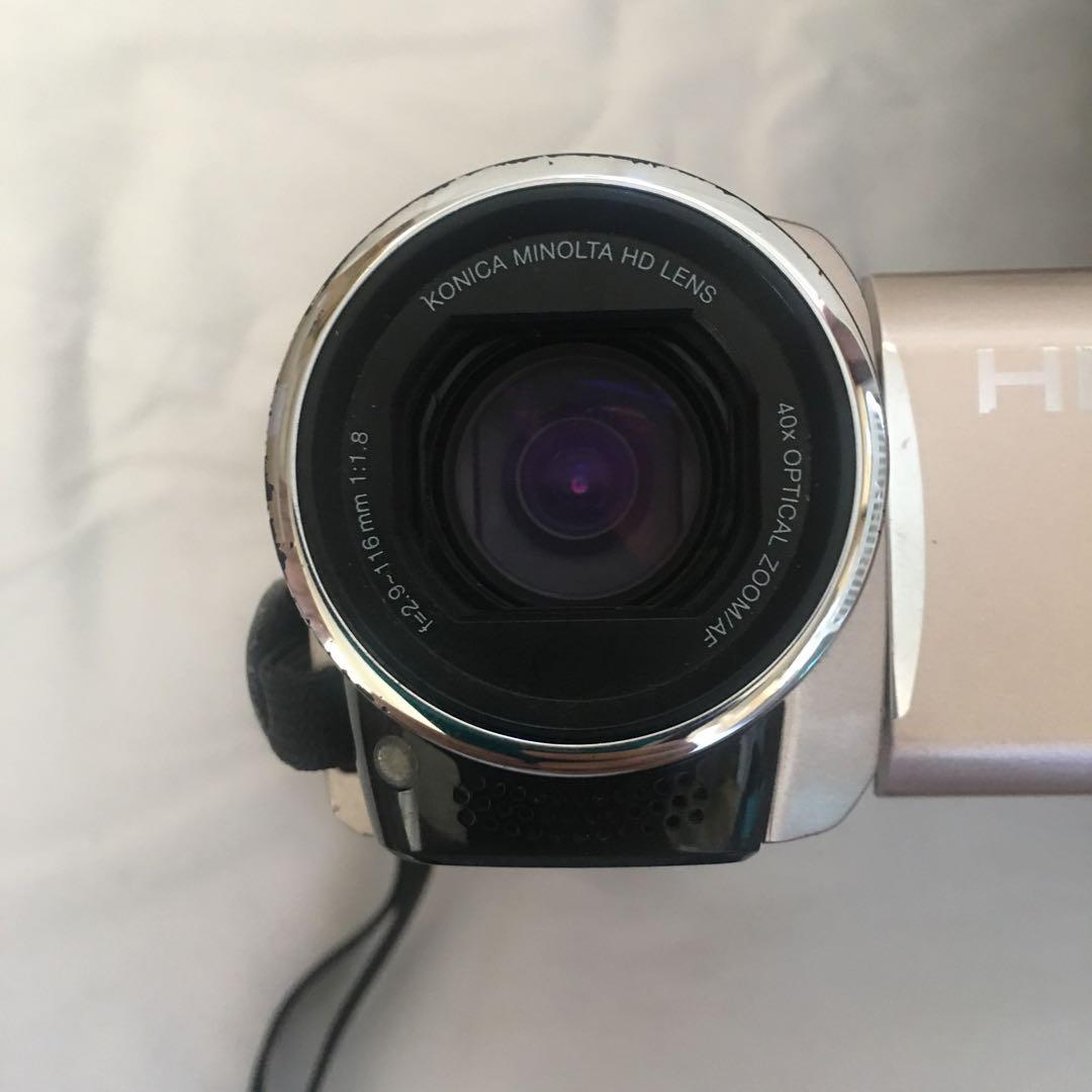 JVCケンウッド フルハイビジョンムービー ピンクゴールド GZ-HM670-N