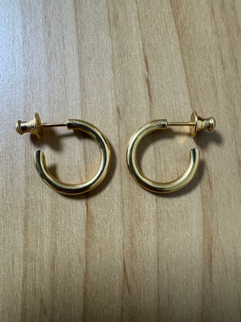 PLACEBO 301 (YW) ゴールド フープピアス