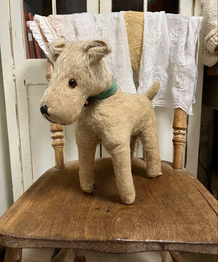 アンティーク　ヴィンテージ　テリア　ぬいぐるみ　犬　ベア　ドイツ