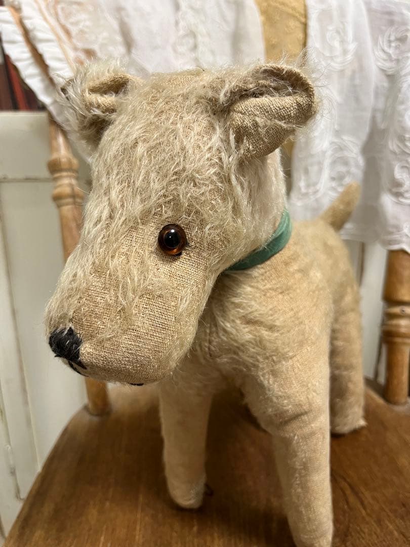 アンティーク　ヴィンテージ　テリア　ぬいぐるみ　犬　ベア　ドイツ