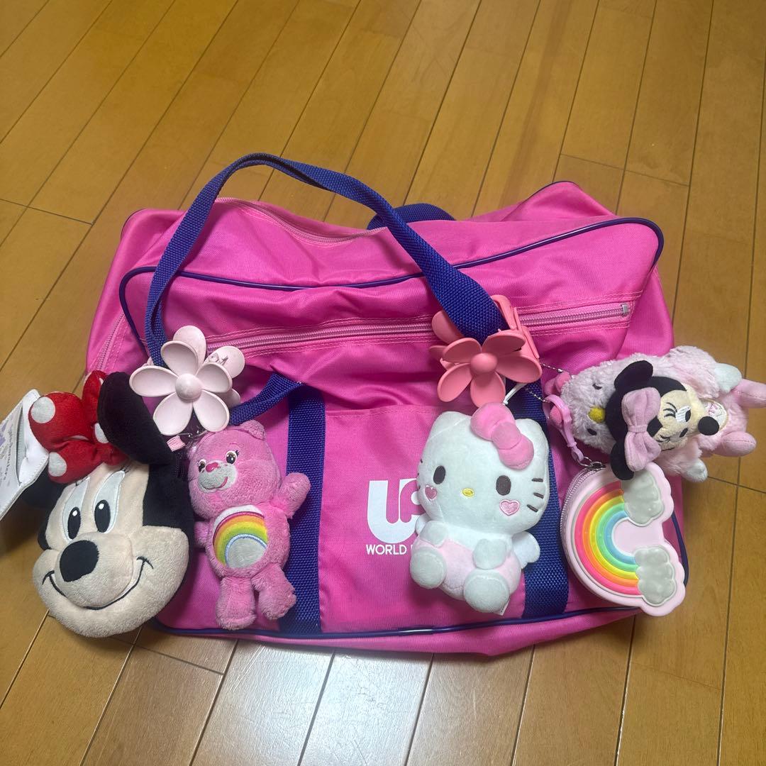 ワッペ　ピンク　旧型　キーホルダー付き