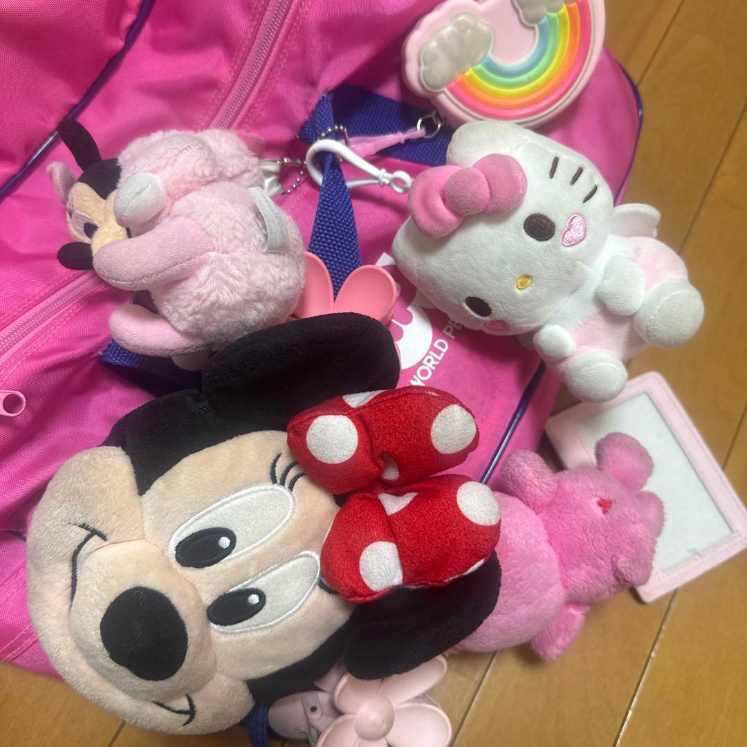 ワッペ　ピンク　旧型　キーホルダー付き