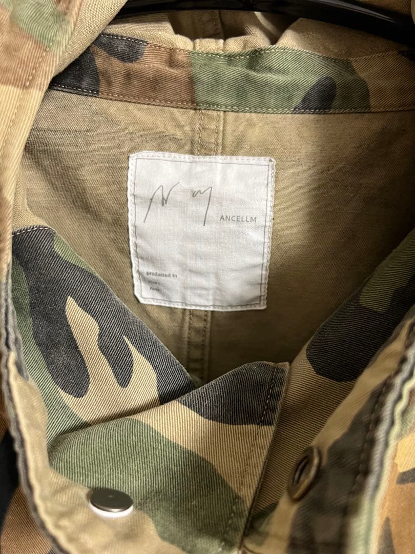 ANCELLM 25aw CAMO ZIPUP HOODIE サイズ2