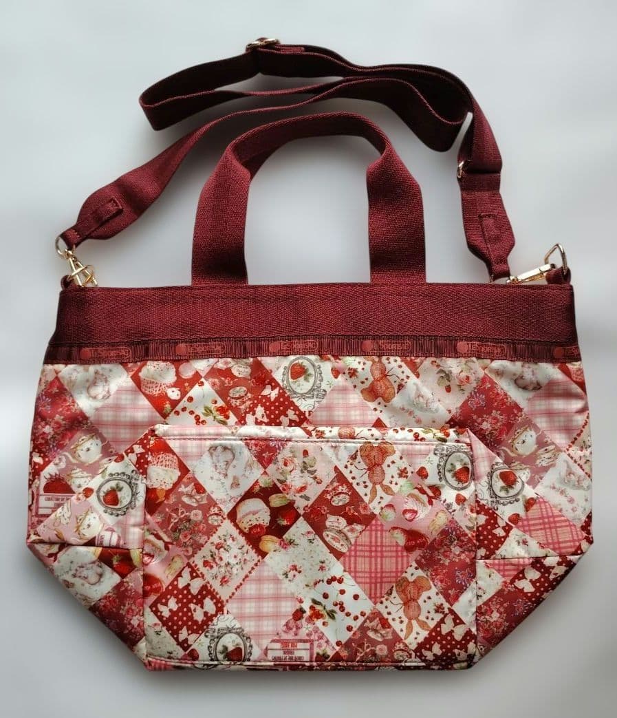 PINK HOUSE　BUCKET TOTE　ダイヤモンドパターン トートバッグ