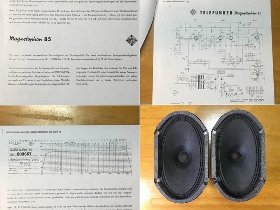 西独 Telefunken ビンテージ録音モニタースピーカー L20 ペア
