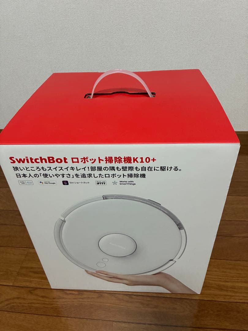 switchbot K10+ スイッチボット　ロボット掃除機　本体