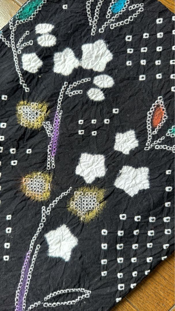 有松絞り　有松鳴海絞り　絞り浴衣　165cm 裄69cm