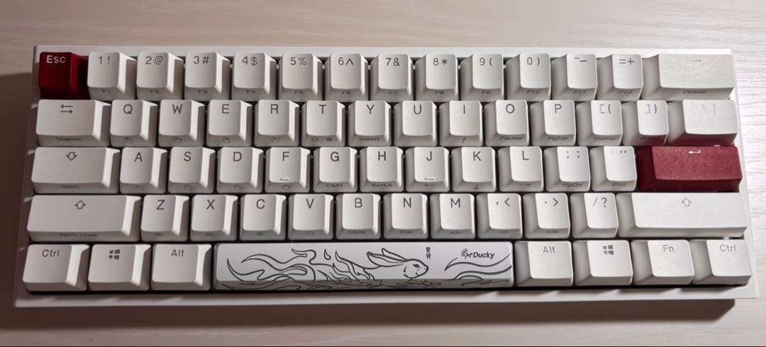 Ducky One 2 Pro Mini ホワイト　銀軸