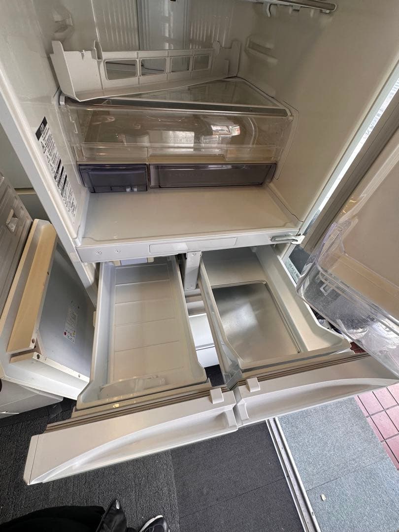 三菱 冷蔵庫 455L 5ドア 2016年製 MR-B46A-W【送料込み】