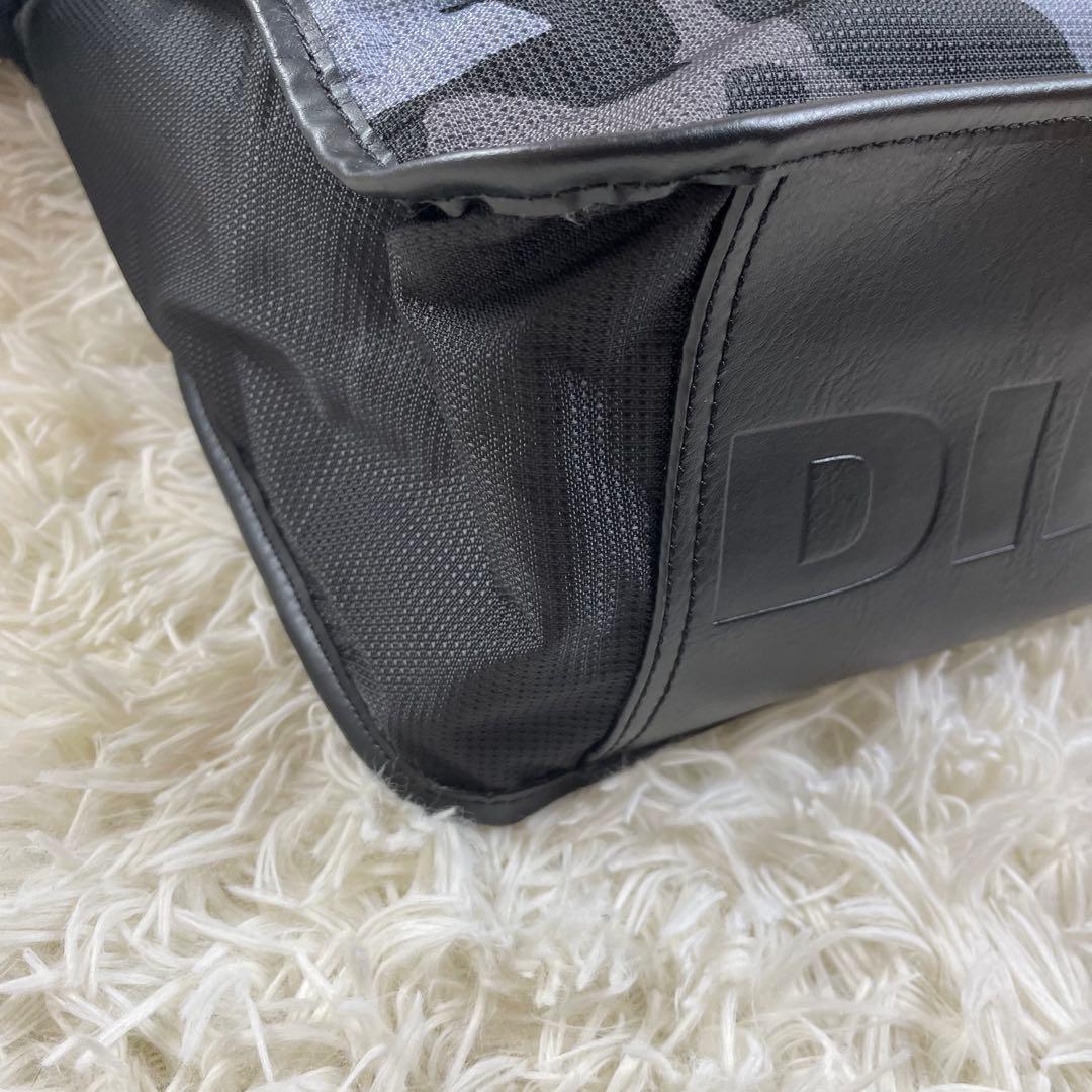 極美品✨　DIESEL メッセンジャーバッグ　レザーナイロン　カモフラ　y2k