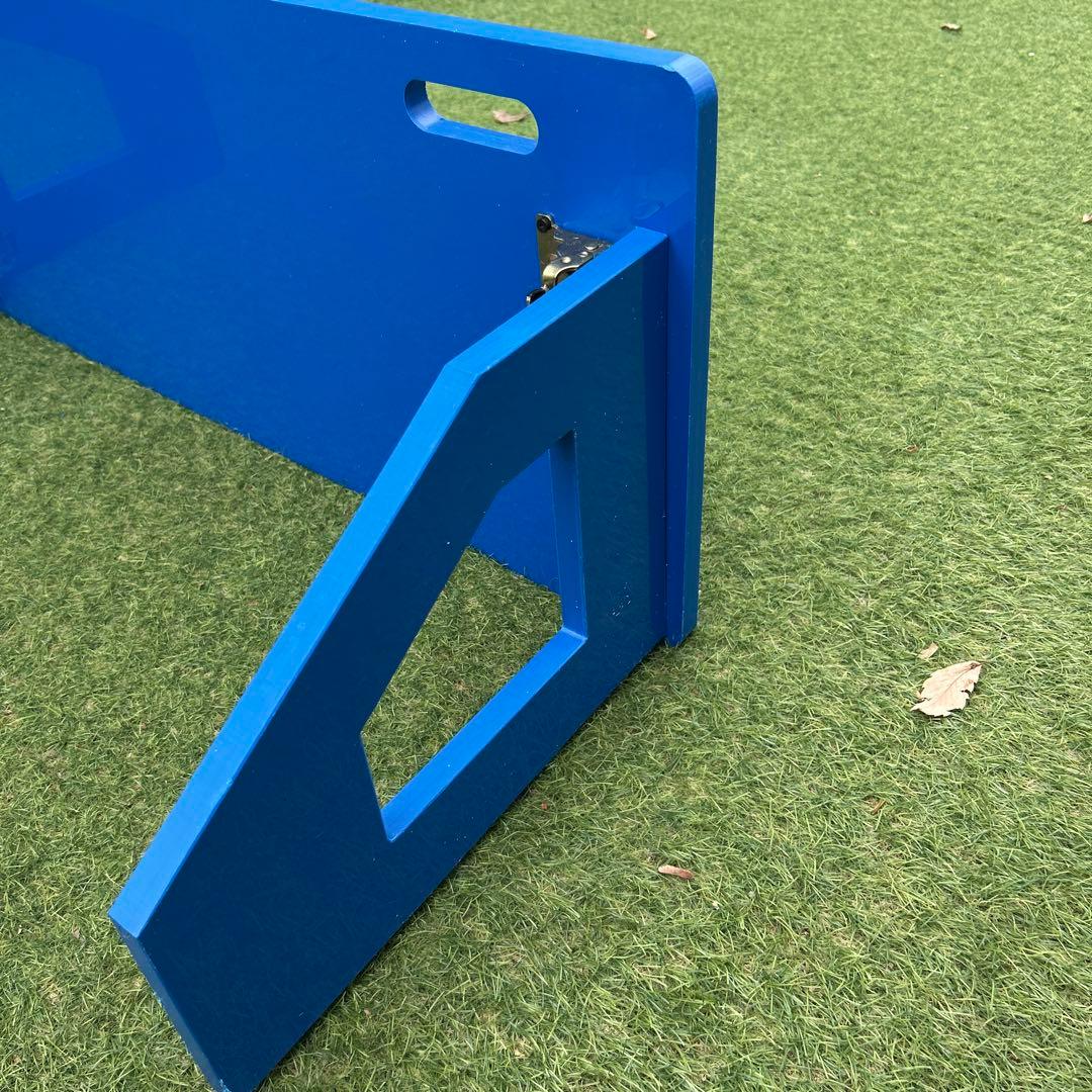 サッカー練習用リバウンドボード壁打ちリバウンダー　サッカー青ブルーリターンボード