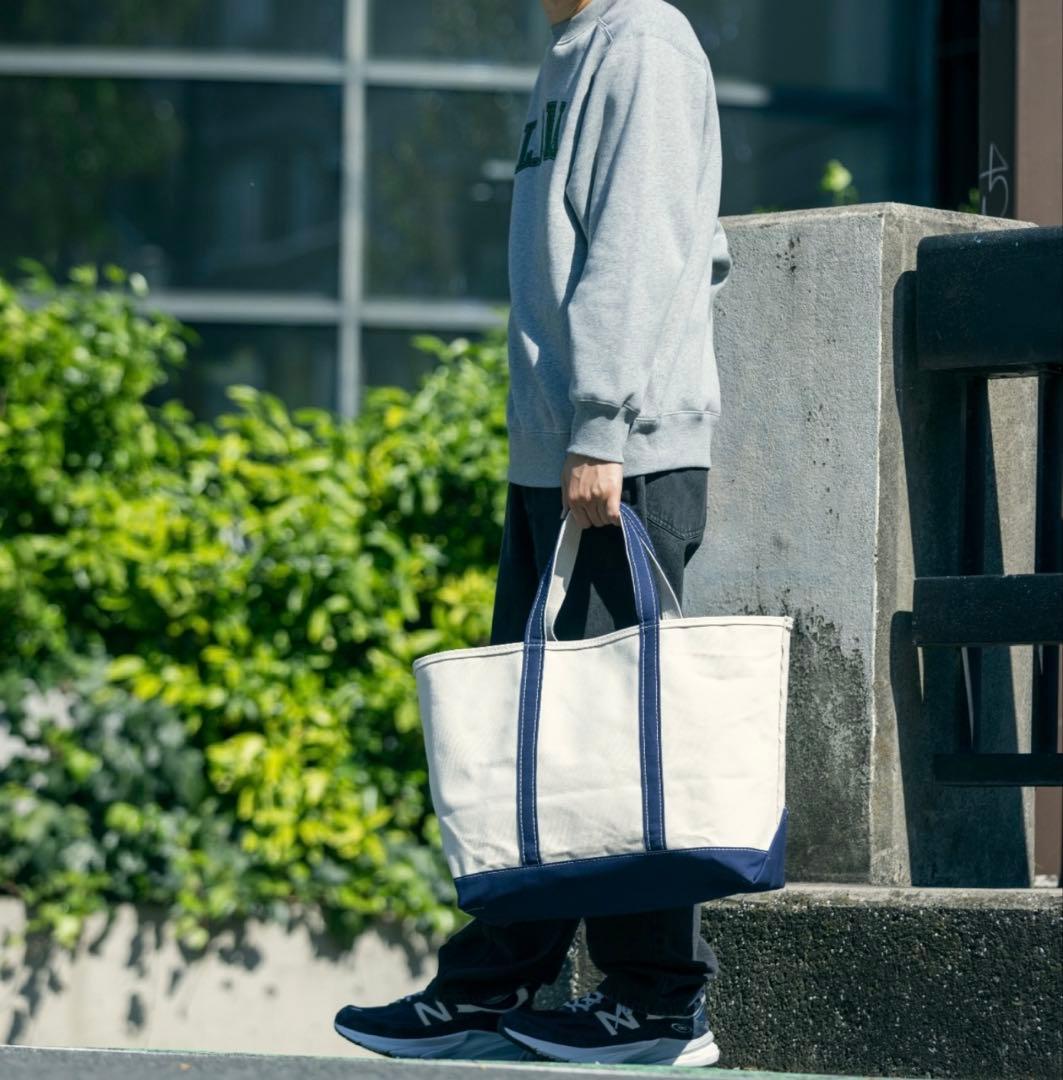 未使用L.L.beam ボート・アンド・トート・バッグジップ・トップ ラージ