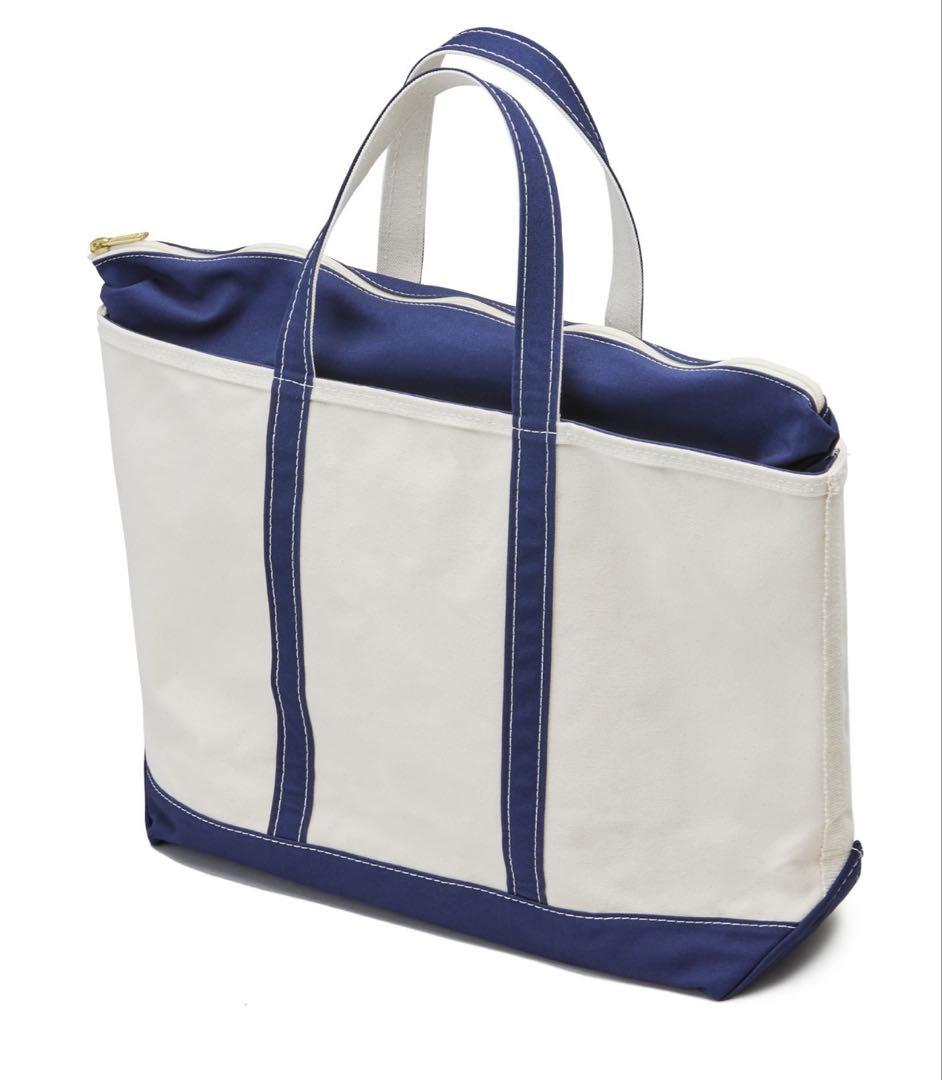 未使用L.L.beam ボート・アンド・トート・バッグジップ・トップ ラージ