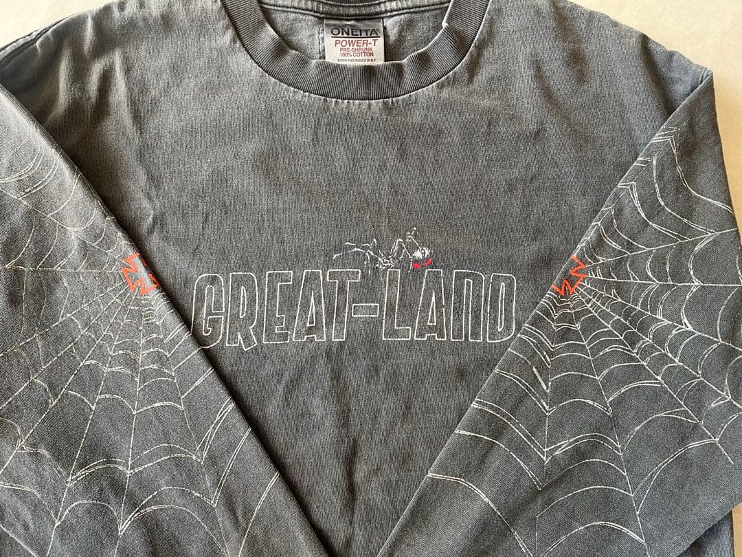 トップス greatLAnd ORIGINAL SPIDER LS 10 YEARS
