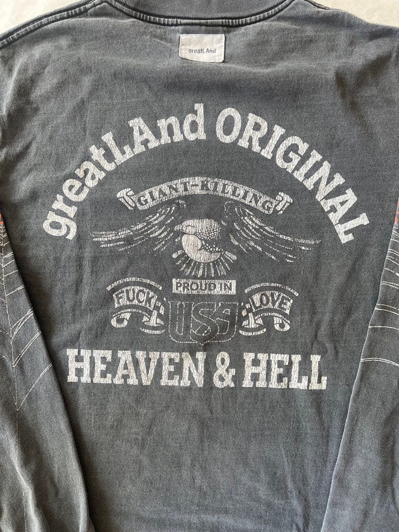 トップス greatLAnd ORIGINAL SPIDER LS 10 YEARS