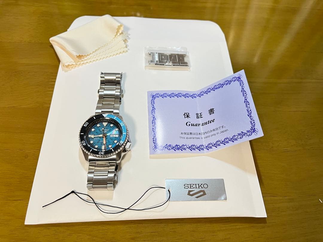 【美品】 SEIKO 5 sports SRPJ45K1 海外モデル　自動巻き
