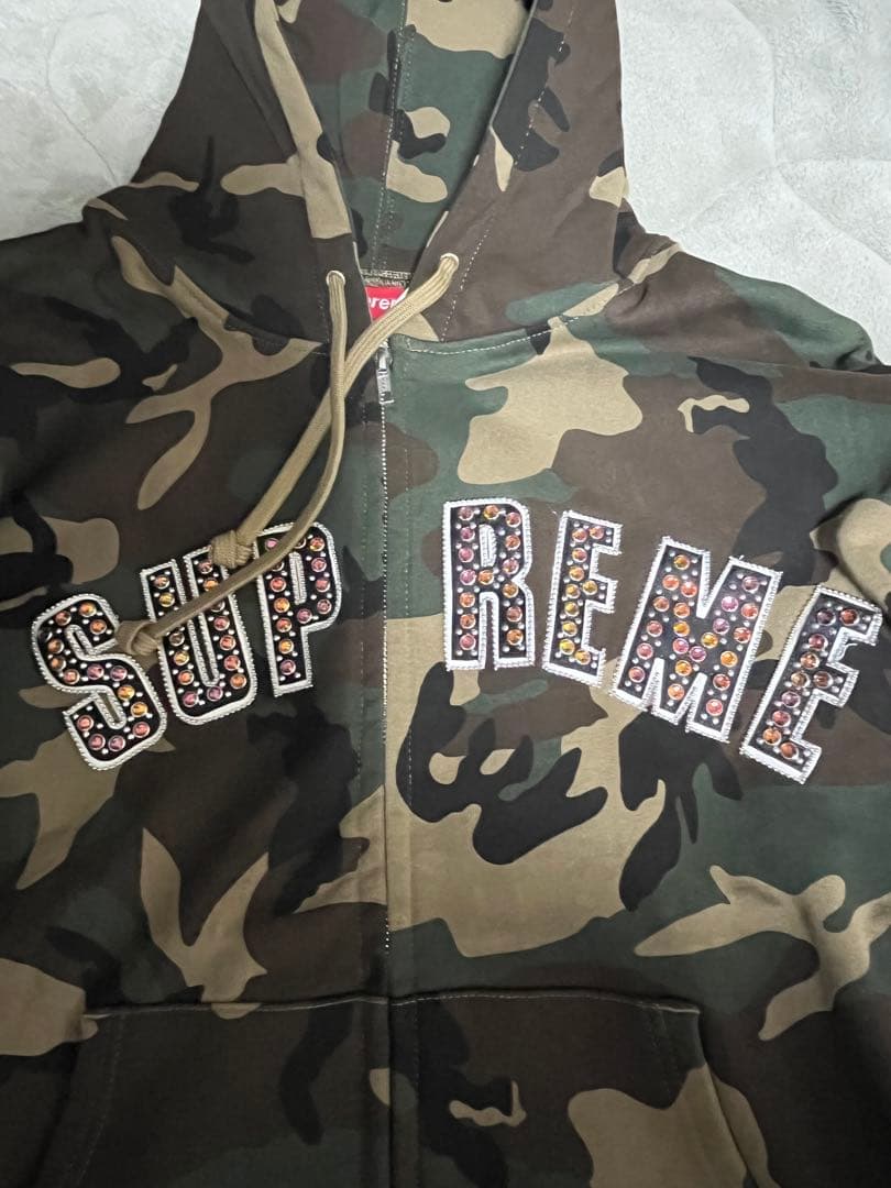 Supreme × B.B. Simon Camo ジップパーカー S