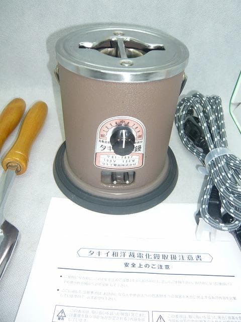 Leonpie　美品　タキイ和裁電化鏝　和裁コテ　和裁こて　鏝２本付