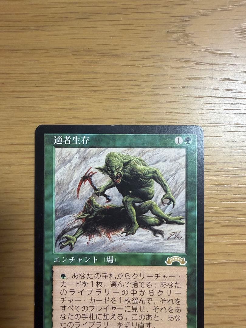 適者生存 エンチャントカード 日本語