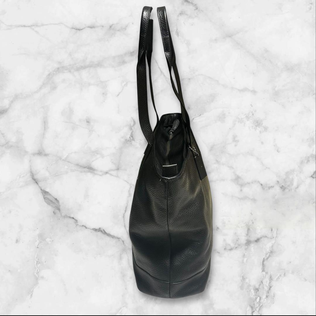 mizuki 極美品】COACH コーチ トートバッグ レザー ブラック