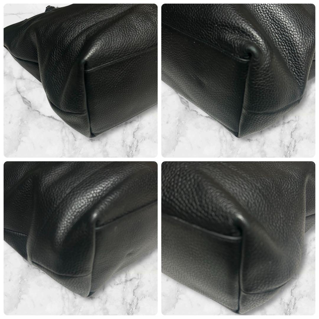mizuki 極美品】COACH コーチ トートバッグ レザー ブラック