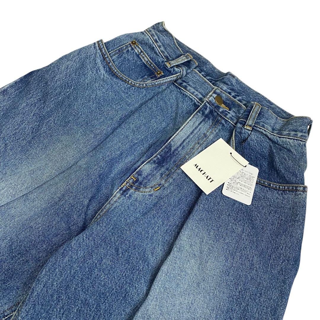 新品未使用MACHATTマチャット ウエストタックデニム