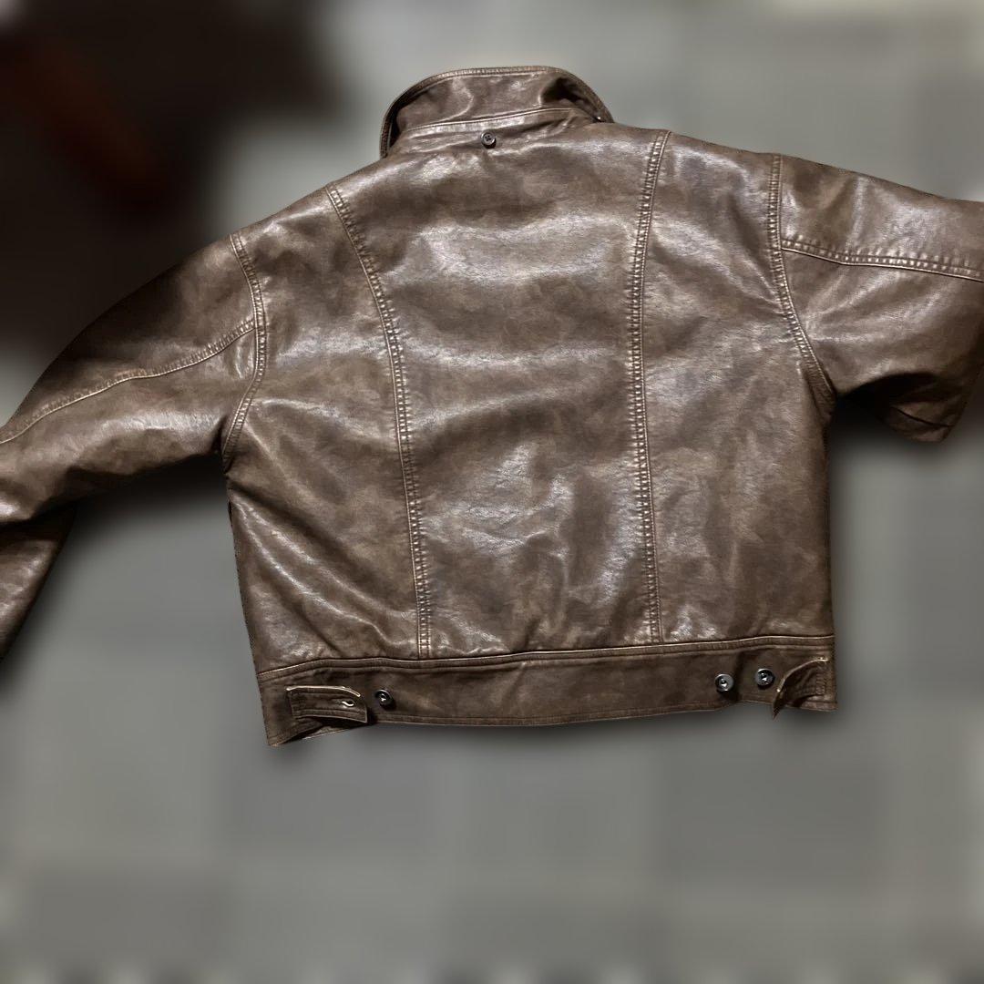 ANDER HUNKレザーファイヤーマンファージャケット