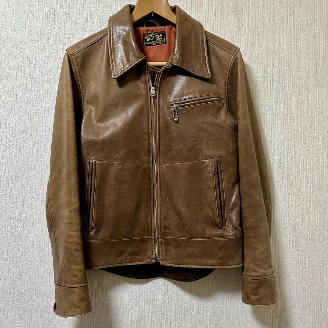 West Ride 30's レザースポーツジャケット S