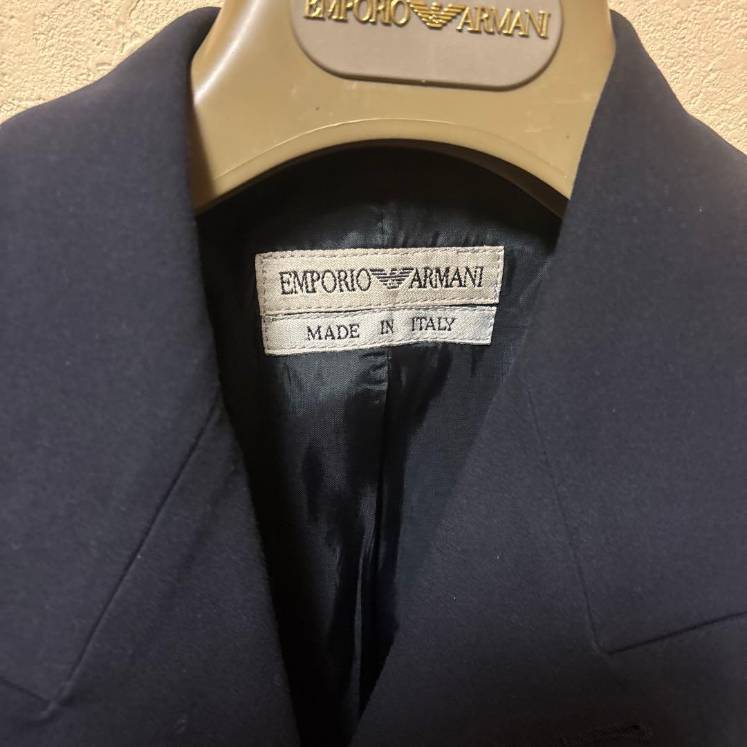 EMPORIO ARMANI スーツ セットアップ イタリア製 ネイビー 38